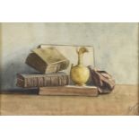 FRENCH OIL STILL LIFE LATE 19TH CENTURY