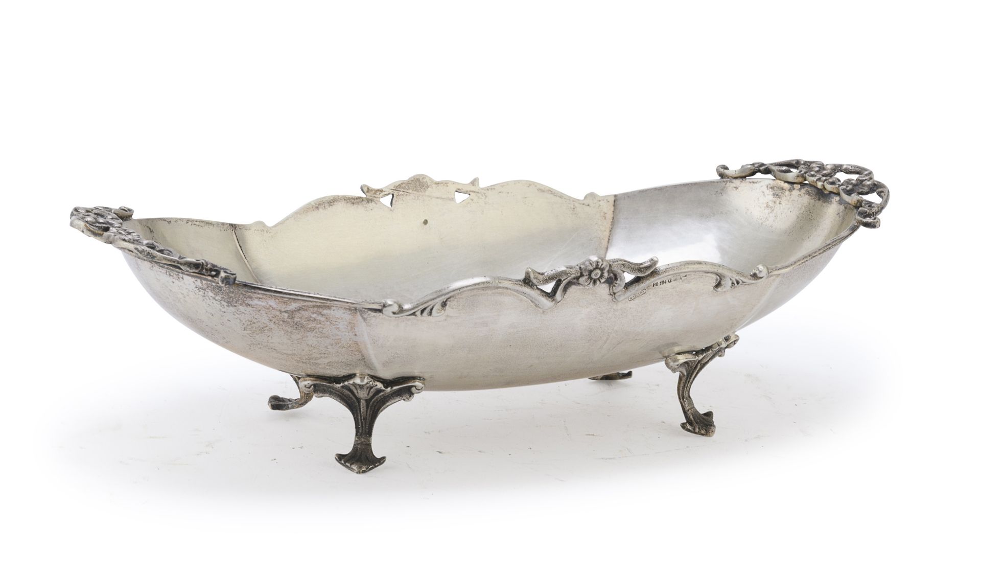 SILVER TRAY PALERMO 20TH CENTURY - Image 2 of 2
