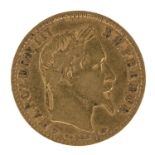 COIN FRANCE NAPOLEON III 1863
