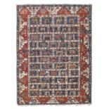 UNUSUAL AND RARE CAUCASIAN CARPET EARLY 20TH CENTURY