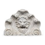 FOUNTAIN SPOUT IN WHITE MARBLE 19th CENTURY