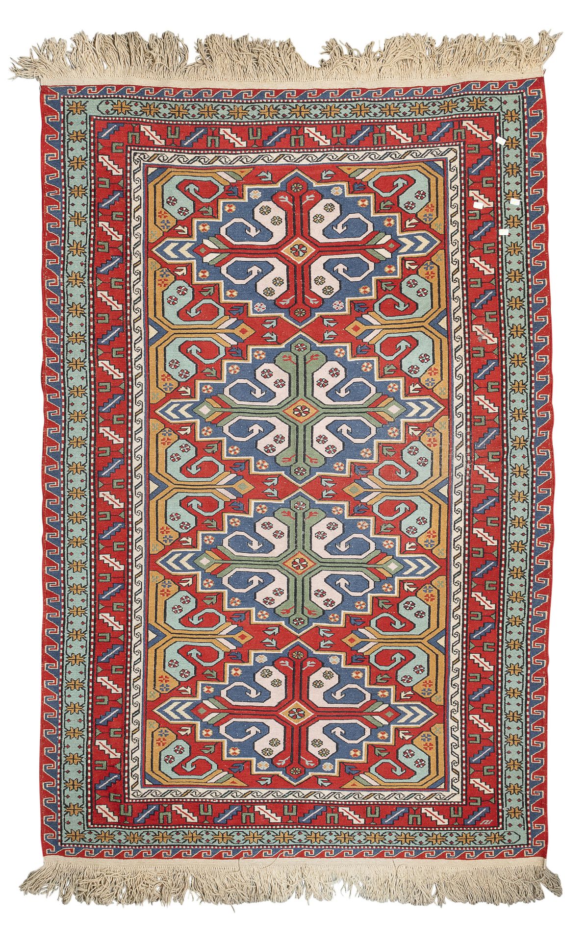 SOUMAK CAUCASIAN RUG FIRST HALF 20TH CENTURY