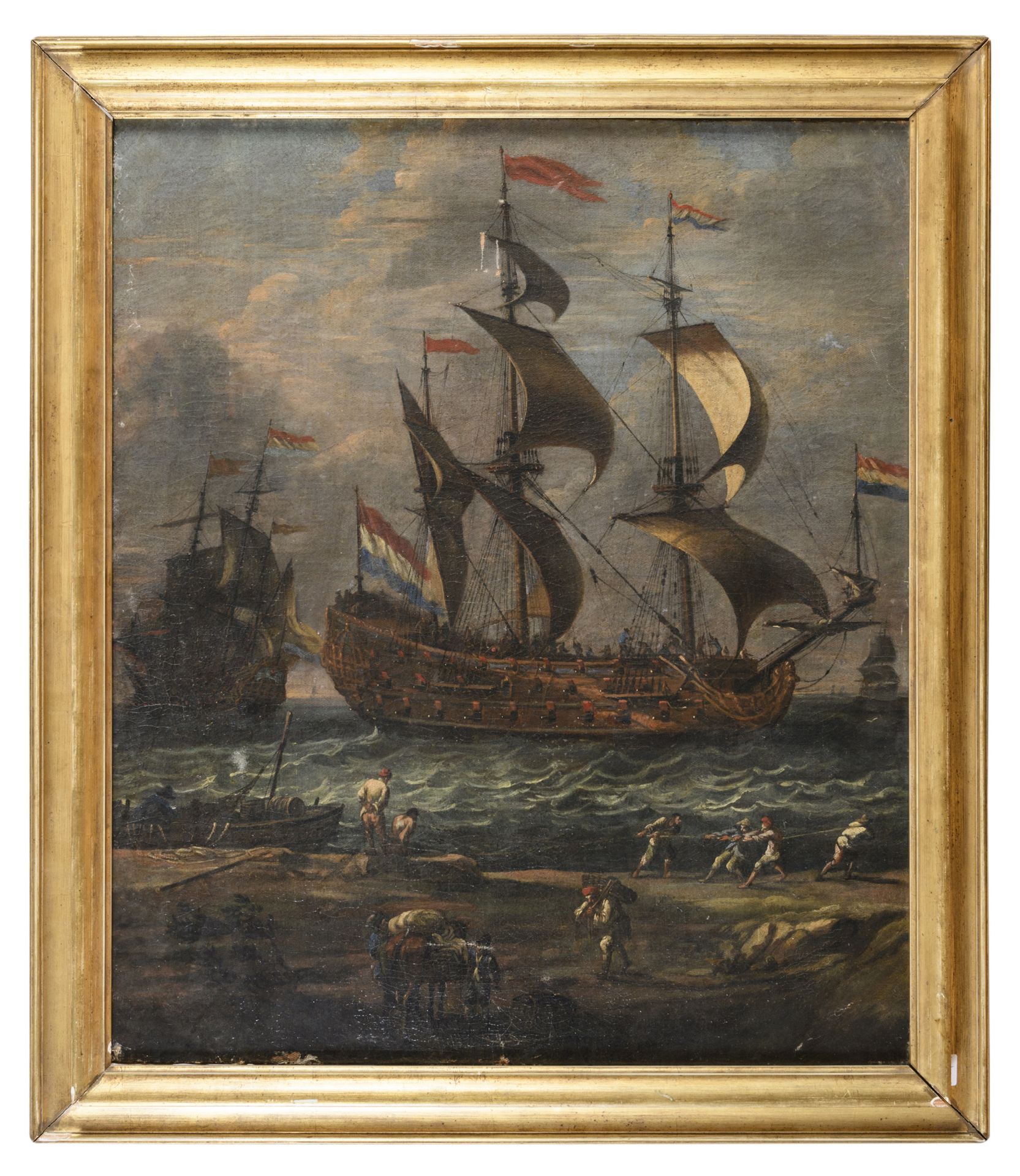 DUTCH OIL PAINTING EARLY 18th CENTURY