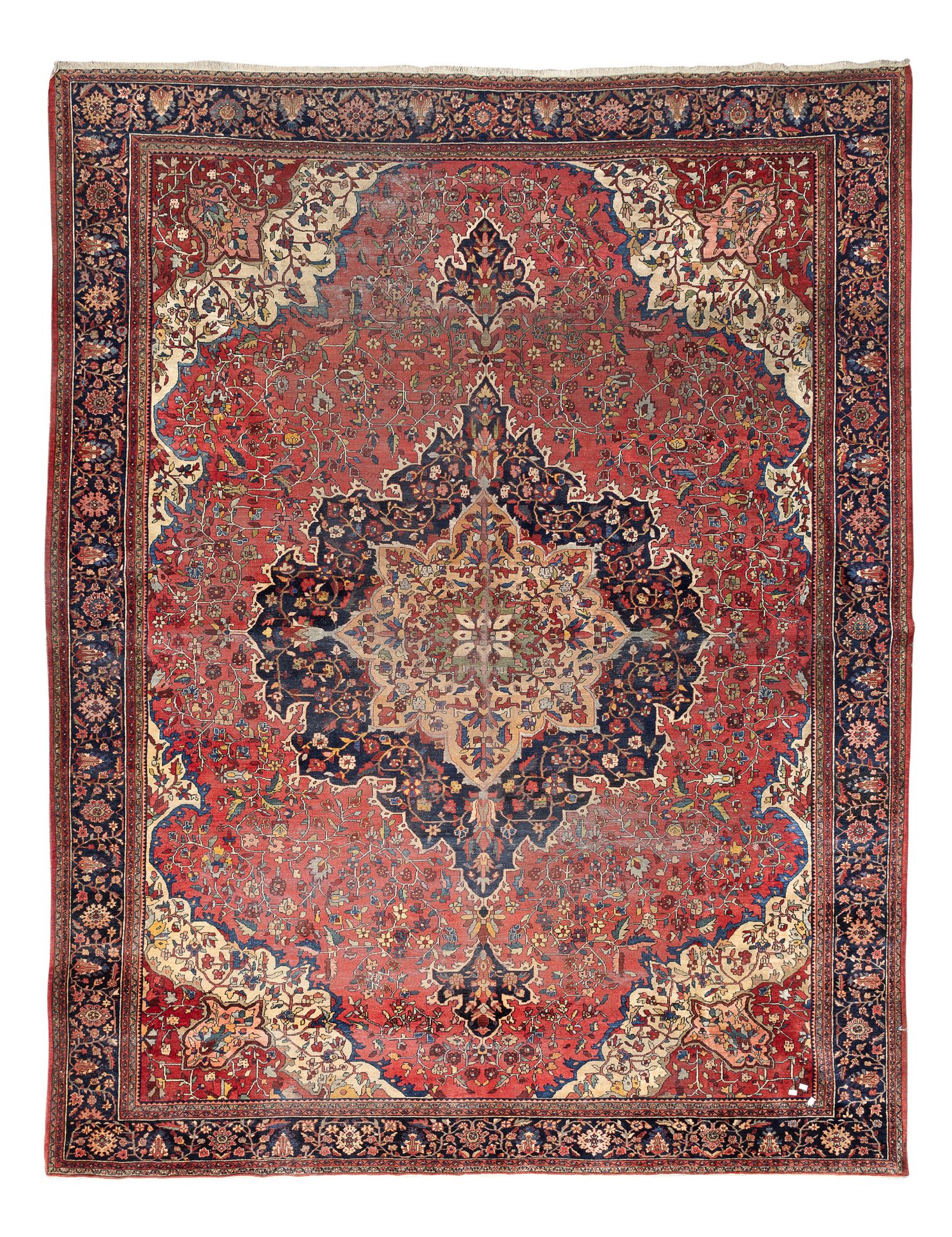 EXCEPTIONAL PERSIAN FEHERAGAN CARPET LATE 19th EARLY 20TH CENTURY