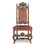 SANT'ANNA CHAIR IN GILTWOOD NAPLES 18th CENTURY