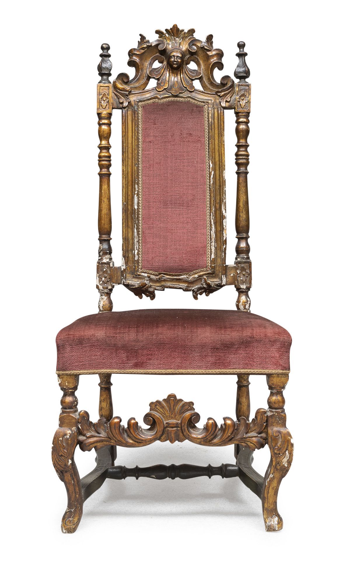 SANT'ANNA CHAIR IN GILTWOOD NAPLES 18th CENTURY