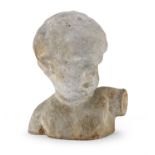BUST IN COMPOSITE MATERIAL EARLY 20TH CENTURY