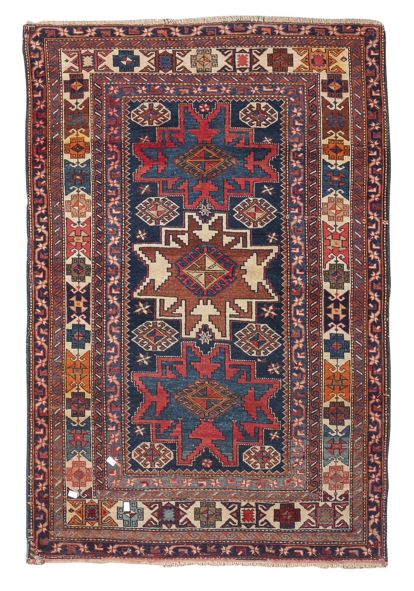 RARE SHIWAN LESGHI CARPET LATE 19th CENTURY