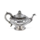 SILVER TEAPOT URQUHART EDINBURGH 1825