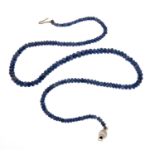 SINGLE STRING SAPPHIRE NECKLACE