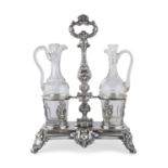 SILVER OIL CRUET PARIS 1830/1840