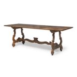 REFECTORY TABLE IN WALNUT CENTRAL ITALY 17th CENTURY