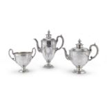 SILVER TEA AND COFFEE SET LONDON 1868