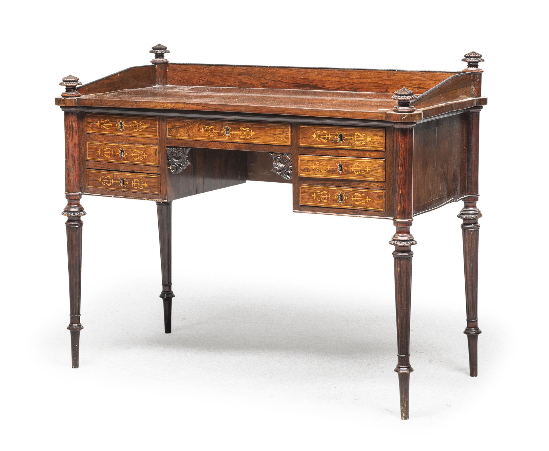 SMALL ROSEWOOD DESK 19th CENTURY