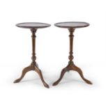 PAIR OF SMALL WALNUT SMALL TABLES 19th CENTURY