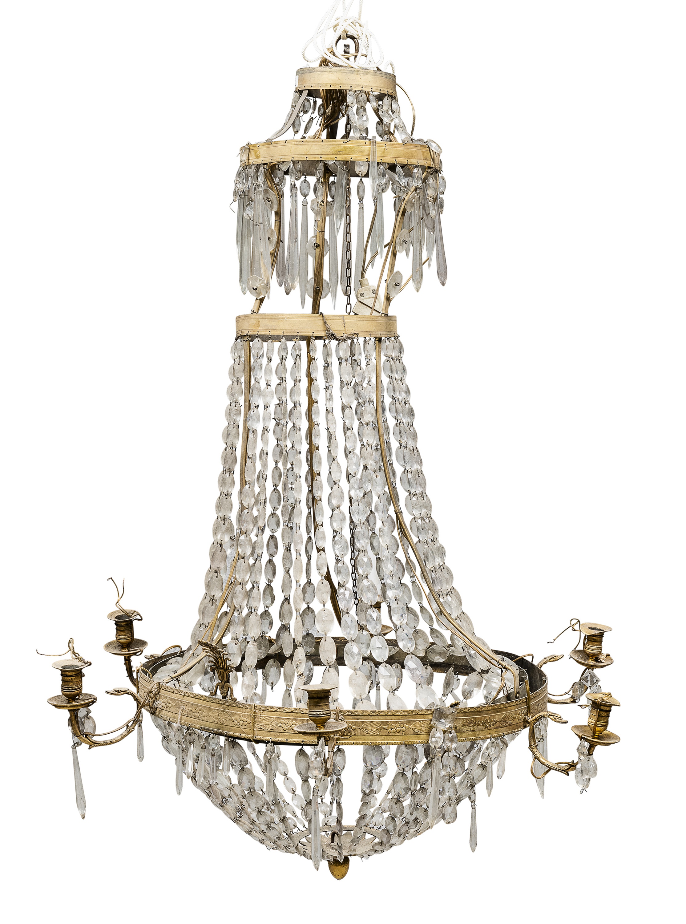 BELL CHANDELIER EMPIRE PERIOD