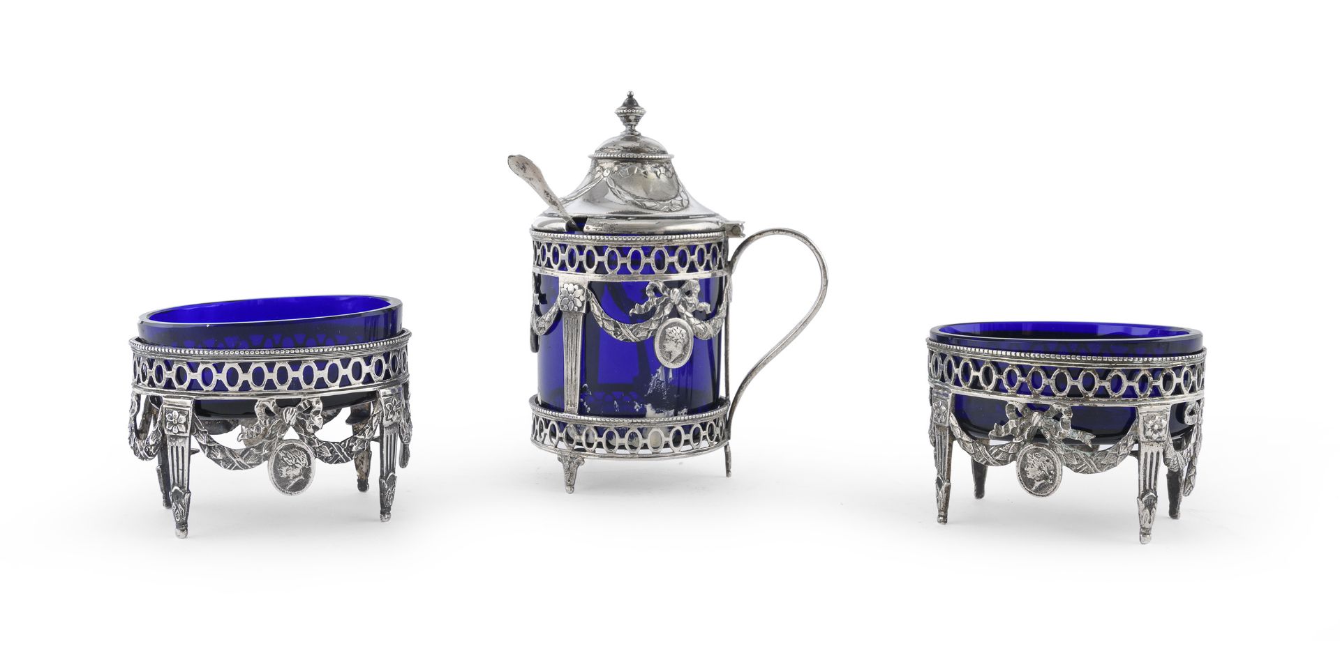 SILVER TABLE SET GERMANY 18th CENTURY