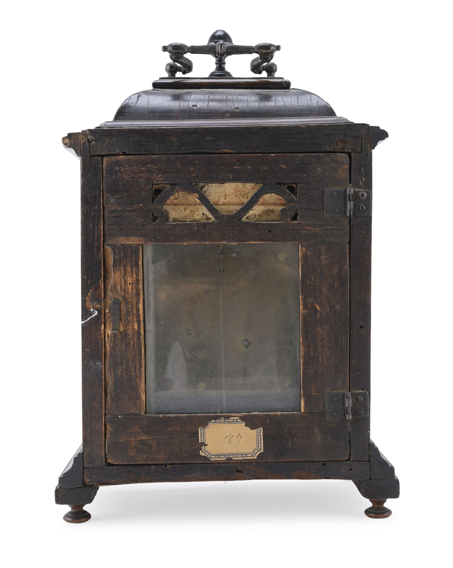 SMALL TABLE CLOCK 18th CENTURY - Image 2 of 2