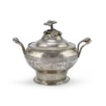 SILVER SUGAR BOWL MIDDLE EAST EARLY 20TH CENTURY