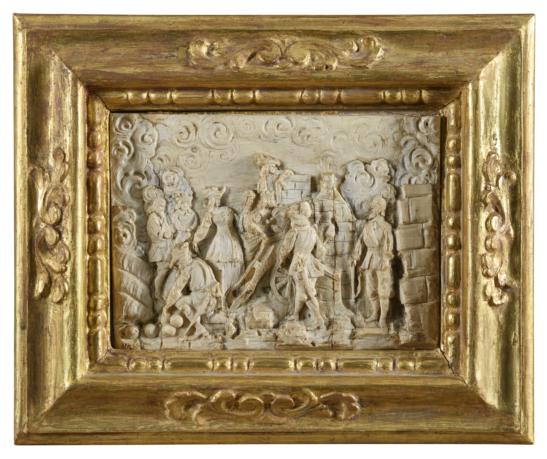 IVORY BAS-RELIEF GERMANY 18th CENTURY