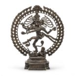 AN INDIAN BRONZE SCULPTURE LATE 19TH EARLY 20TH CENTURY