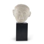 A BURMA PLASTER HEAD 20TH CENTURY