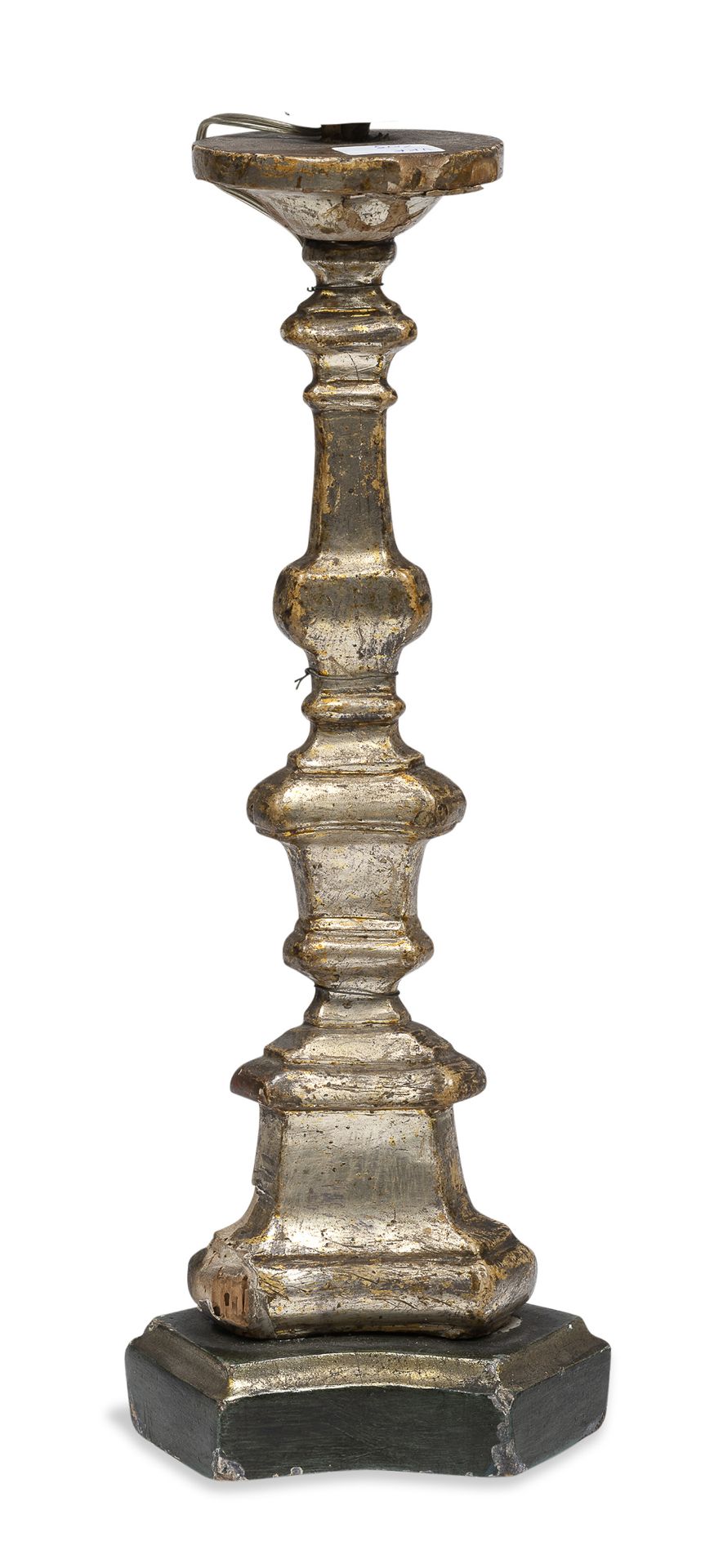 CANDLESTICK IN GILTWOOD 18th CENTURY
