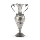 SILVER VASE PUNZONE ITALY 1920 ca.