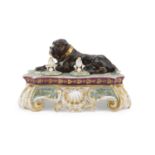 PORCELAIN INKWELL 19th CENTURY