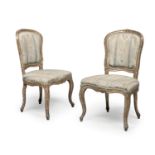 PAIR OF GILTWOOD CHAIRS 19th CENTURY