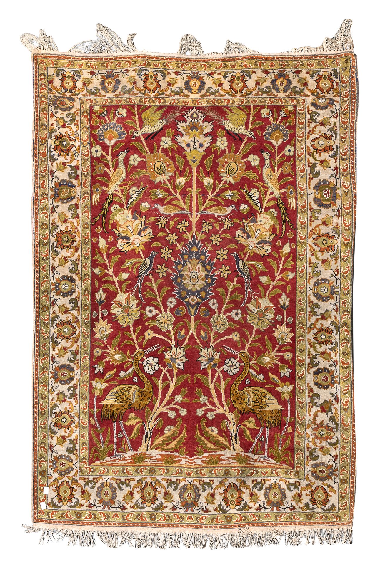 RARE ANATOLIC PANDERMAN CARPET EARLY 20TH CENTURY