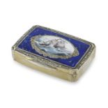 SILVER AND ENAMEL TOBACCO BOX SALIMBENI FLORENCE POST 1968