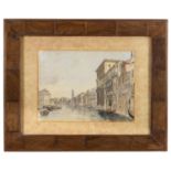 THREE VENETIAN WATERCOLORS LATE 19TH CENTURY