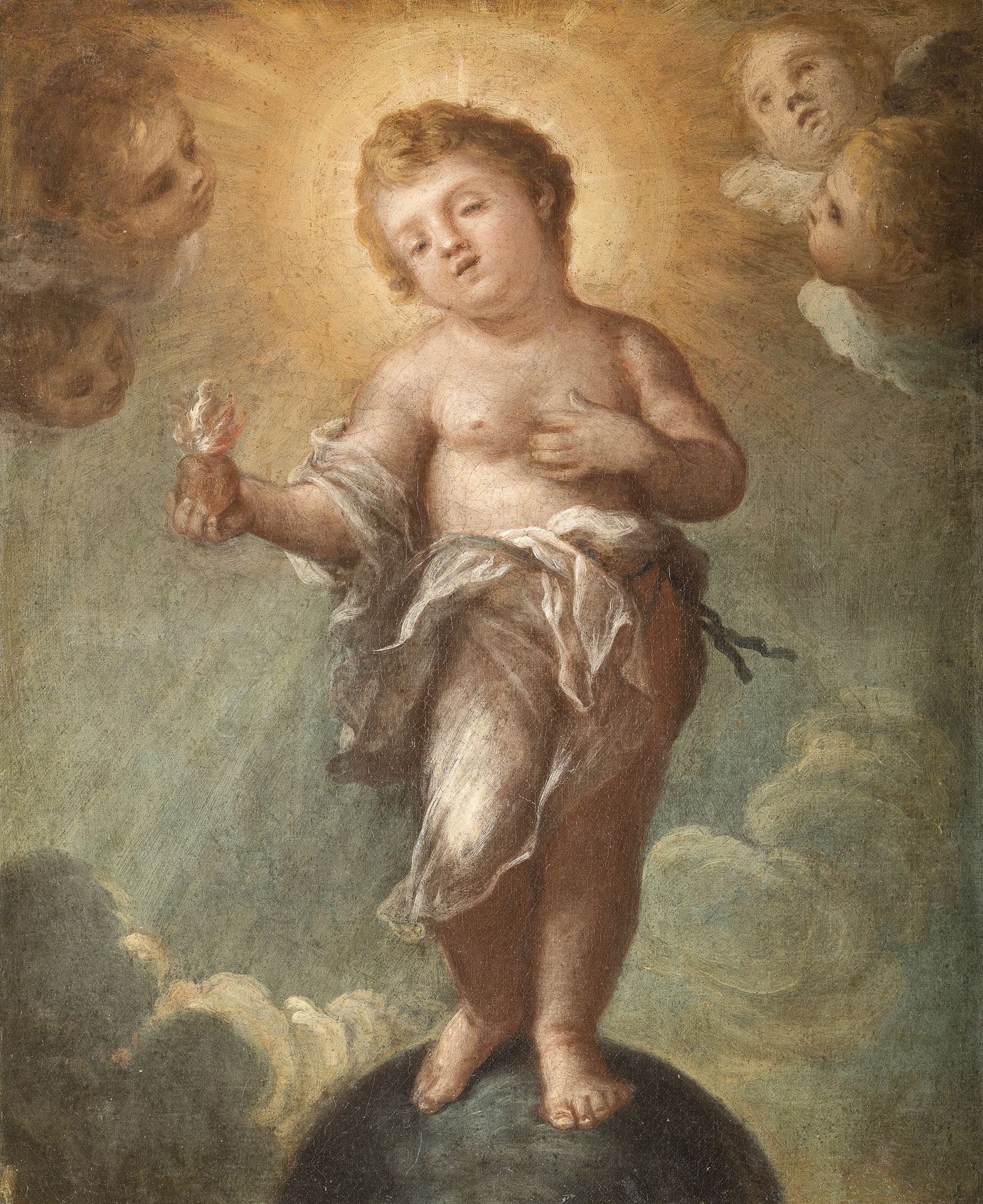 NEAPOLITAN OIL PAINTING 18TH CENTURY