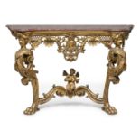 CONSOLE IN GILTWOOD PIEDMONT OR FRANCE PERIOD OF THE REGENCE
