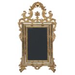 GILTWOOD MIRROR GENOA EARLY 20TH CENTURY