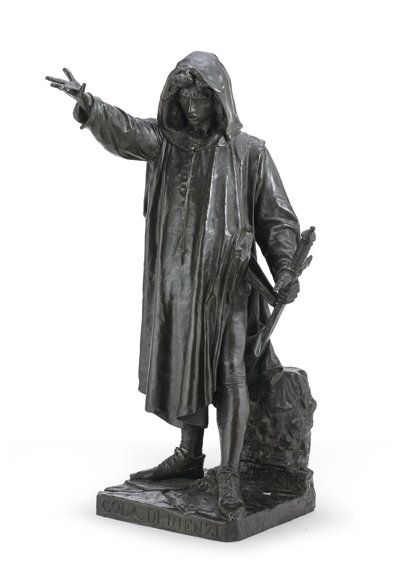 BRONZE SCULPTURE BY ALESSANDRO NELLI - Image 2 of 3
