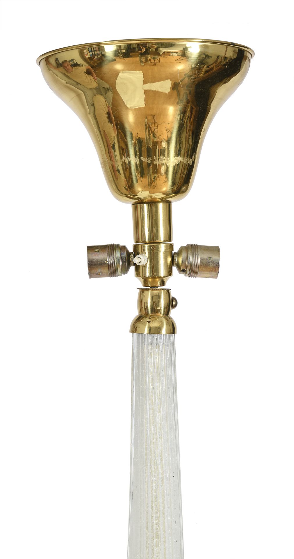 GLASS FLOOR LAMP PROBABLY VENINI 1930s - Image 2 of 2