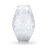 CRYSTAL VASE BOHEMIA EARLY 20TH CENTURY