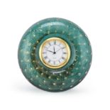 TABLE CLOCK VENINI MURANO 20TH CENTURY