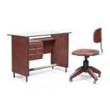 OFFICE DESK AND CHAIR UMBERTO MASCAGNI 1950s
