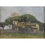 OIL LANDSCAPE BY MARIA TERESA PARPAGLIOLO 1929