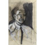 MIXED MEDIA PORTRAIT BY ALBERTO SUGHI