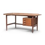 DESK IN BEECH PROBABLY PAOLO BUFFA FROM THE 1950s