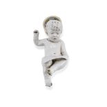 CERAMIC PUTTO SCULPTURE END OF 19TH CENTURY