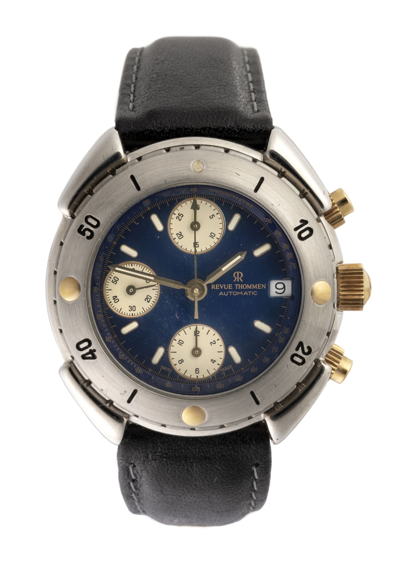 STEEL WRIST WATCH REVUE THOMMEN