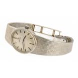 WHITE GOLD VINTAGE OMEGA LADY WRISTWATCH