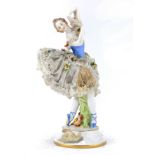 PORCELAIN FIGURE OF A DANCER GINORI EARLY 20TH CENTURY
