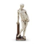 ANTOMICAL SCULPTURE IN LACQUERED WOOD END OF THE 19TH CENTURY