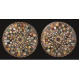 PAIR OF SAMPLINGS OF ANCIENT MARBLES EARLY 20TH CENTURY